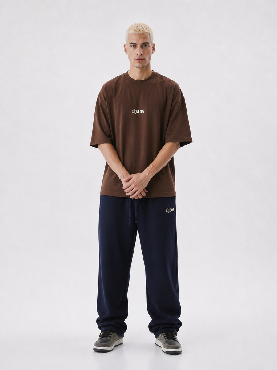 Navy Straight Leg Sweatpants