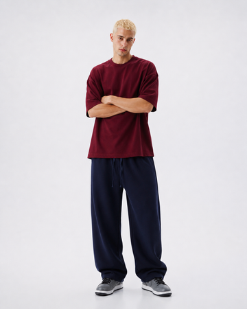 Burgundy Oversized T-Shirt