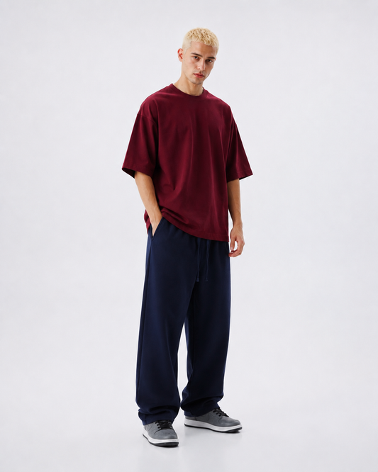 Burgundy Oversized T-Shirt