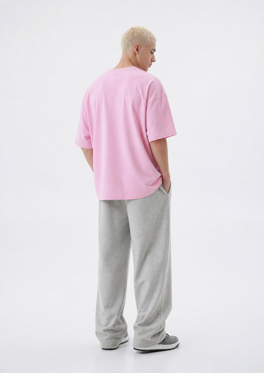 Grey Straight Leg Sweatpants