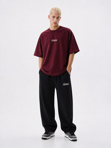 Burgundy Oversized T-Shirt
